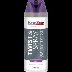 Plasti-Kote twist spraymaling 400 ml satin lilla