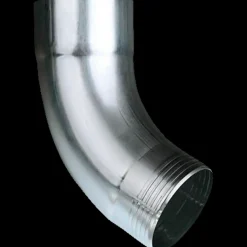 Plastmo bøjning 40° 75 mm zink