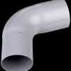 Plastmo bøjning 75 mm, 75° grå