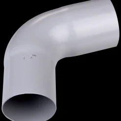 Plastmo bøjning 75 mm, 75° grå