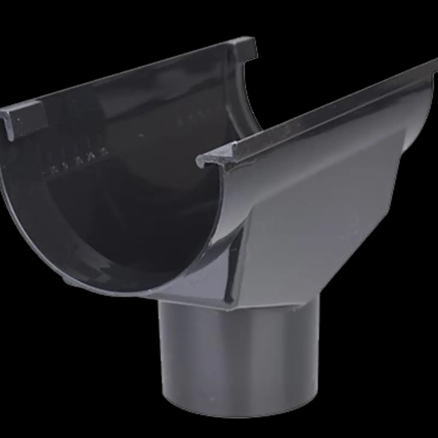 Plastmo ekspansionstudstykke nr. 10, 75 mm sort