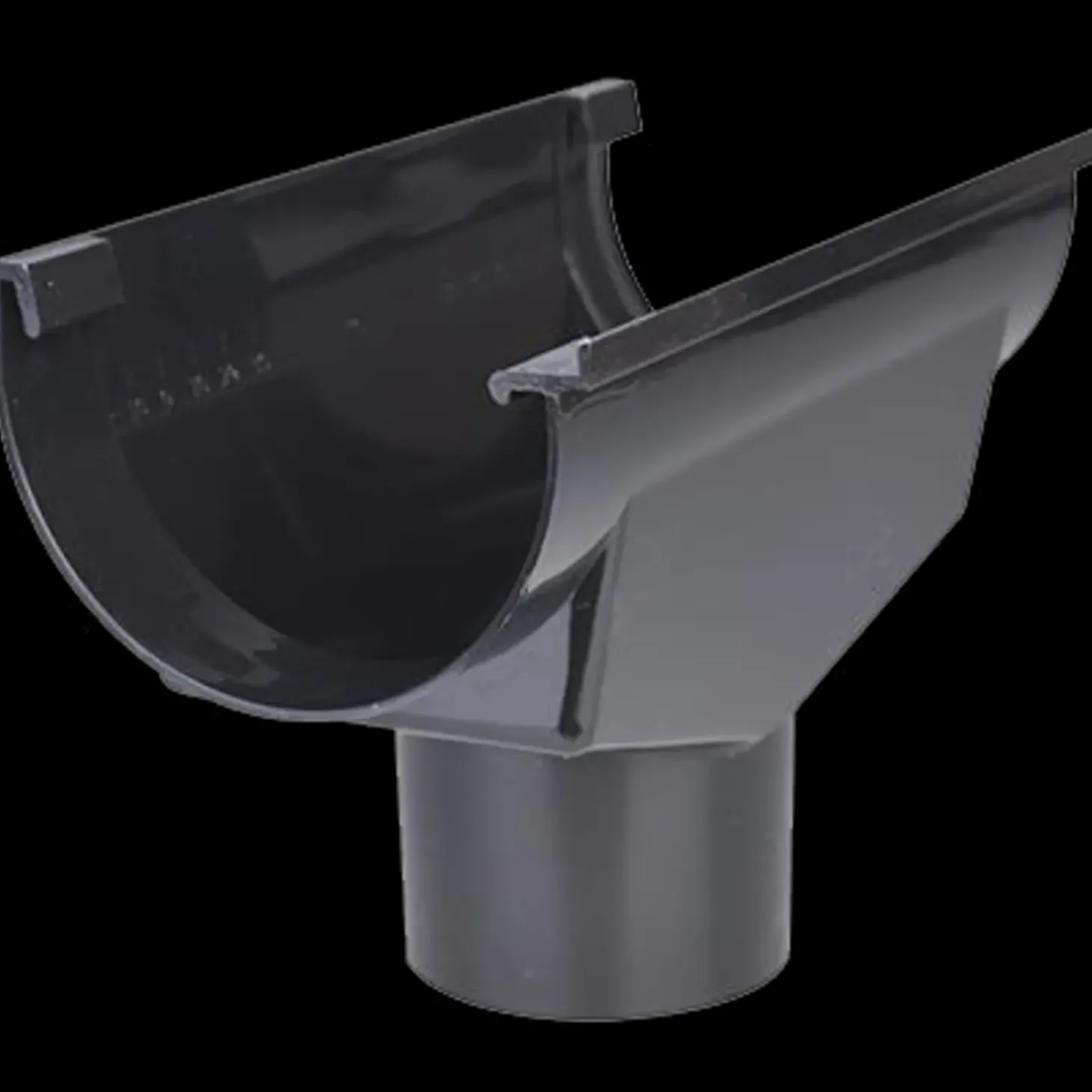 Plastmo ekspansionstudstykke nr. 10, 75 mm sort