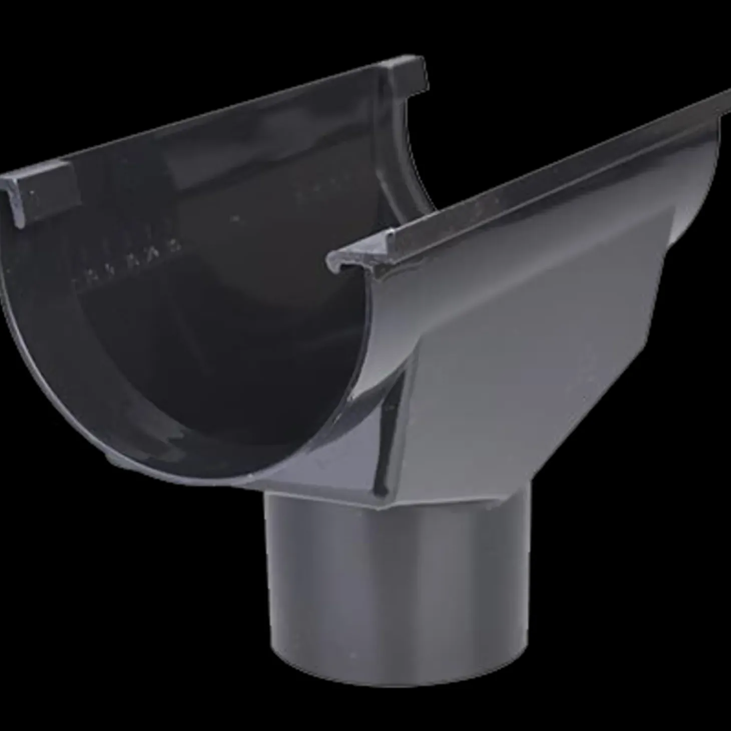 Plastmo ekspansionstudstykke nr. 11, 90 mm sort