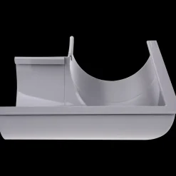 Plastmo gering udvendig nr. 10, 90° grå