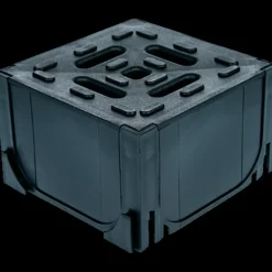 Plastmo HexaLine hjørnestykke sort