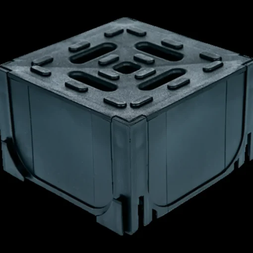 Plastmo HexaLine hjørnestykke sort