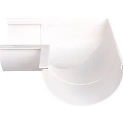 Plastmo indvendig gering nr. 12, 90° hvid