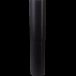 Plastmo nedførsel lige 75 mm sort