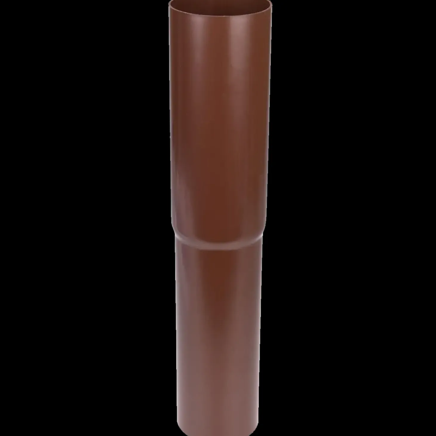 Plastmo nedførsel lige 75 mm brun