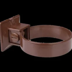 Plastmo plastrørholder 90 mm brun (2 stk)