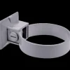 Plastmo rørholder 90 mm grå
