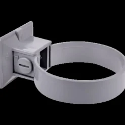 Plastmo rørholder 90 mm grå