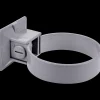 Plastmo rørholder 2 stk 75 mm grå