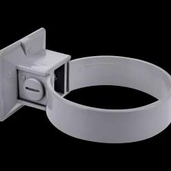 Plastmo rørholder 2 stk 75 mm grå