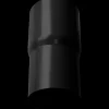 Plastmo rørsamlemuffe 75 mm sort