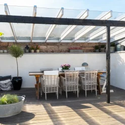 Plastmo Sunglaze trapez tagplade klar 585 mm x 300 cm