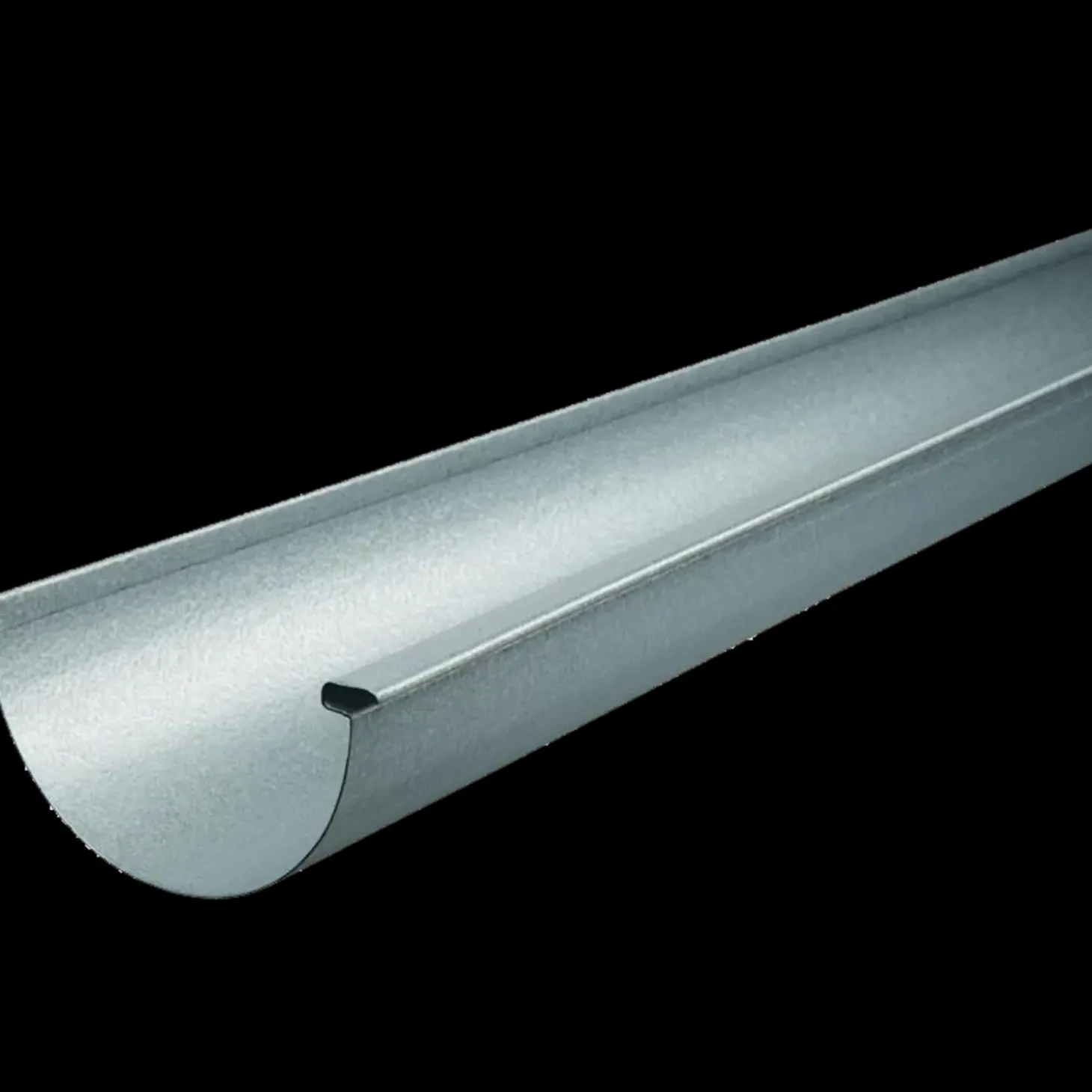 Plastmo tagrende nr. 12, 6 m aluzink