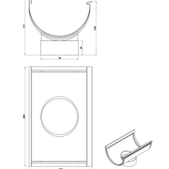 Plastmo tudstykke ekspansion nr. 11, 75 mm stål plus