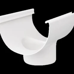 Plastmo tudstykke nr. 12, 90 mm hvid