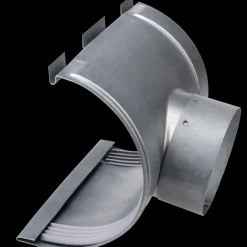 Plastmo tudstykke nr. 11 m/gummi 75 mm aluzink