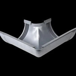 Plastmo udvendig gering m/gummi nr. 11, 90° aluzink