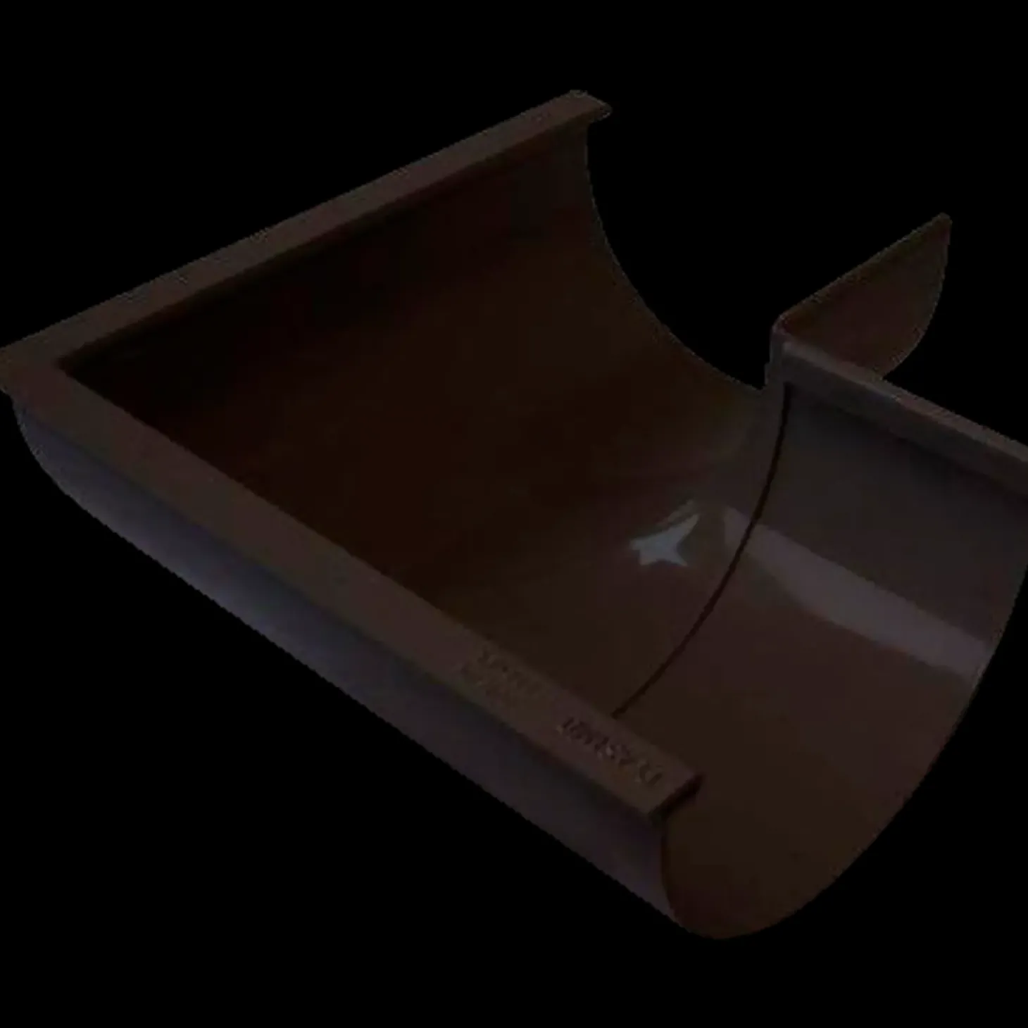 Plastmo udvendig gering nr. 10, 90° sort