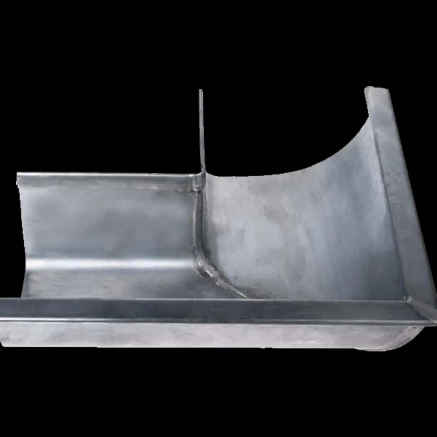 Plastmo udvendig gering nr. 12, 90° zink