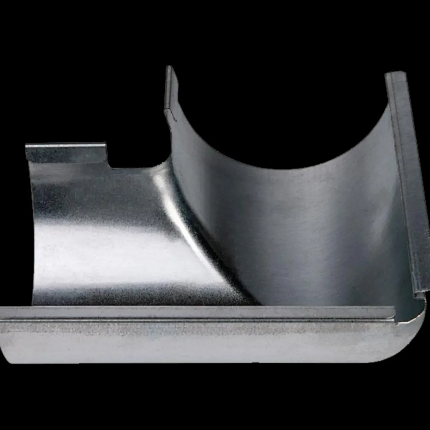 Plastmo udvendig gering nr. 10, 90° stål plus