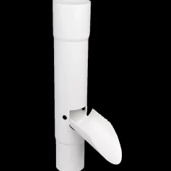 Plastmo vandudviser m/klap 90 mm hvid