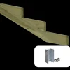 Plus 19º Trappevange 3 trin m/beslag  Trindybde 39 cm