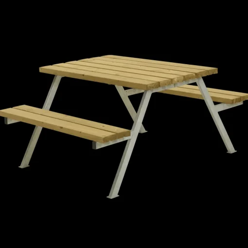 Plus Alpha bord- og bænkesæt trykimprægneret, 118 cm