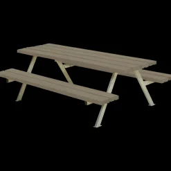 Plus Alpha Junior Bord/Bænkesæt 177 cm sort