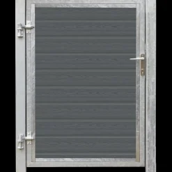 PLUS Artura komposit enkeltlåge 115×135 cm venstrehængt m/stolper til nedstøbning