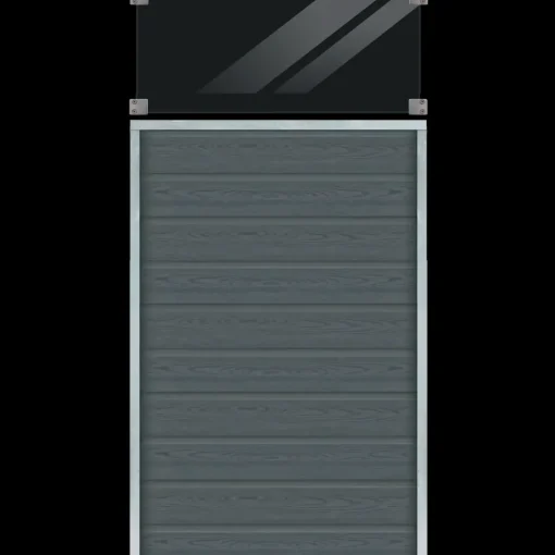 PLUS Artura komposithegn m/glas 90×175 cm