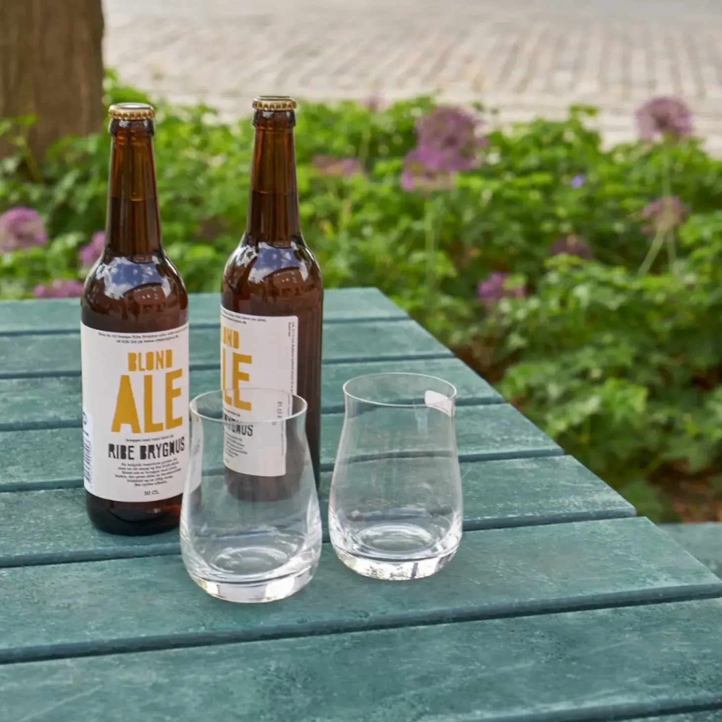 Plus Basic bord/bænkesæt med 2 ryglæn 177 cm trykimp