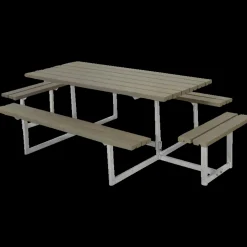 Plus Basic bord/bænkesæt med 2 påbygninger 260 cm trykimp