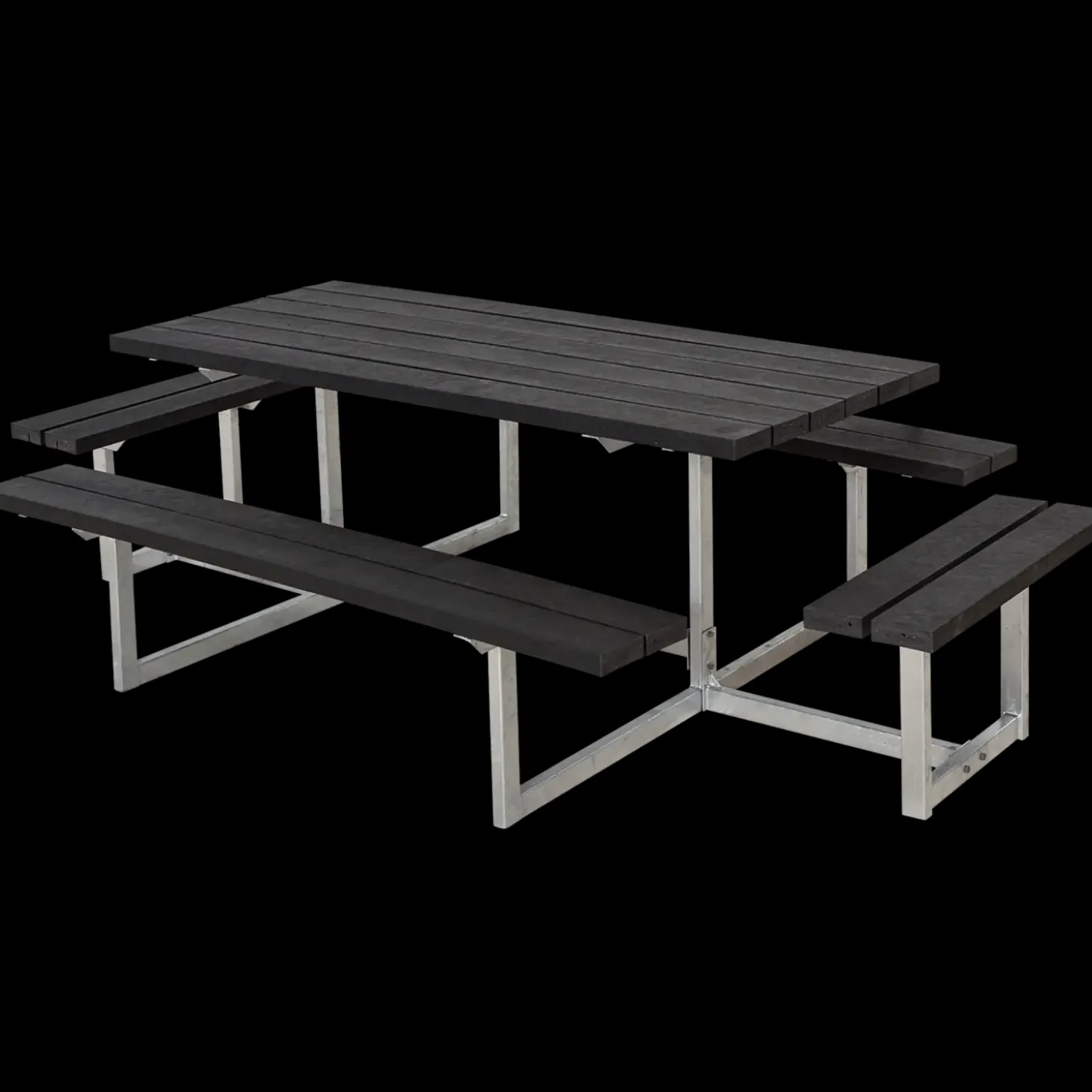 Plus Basic bord/bænkesæt med 2 påbygninger 260 cm trykimp