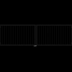 Plus Basic dobbeltlåge 300x85 cm sort