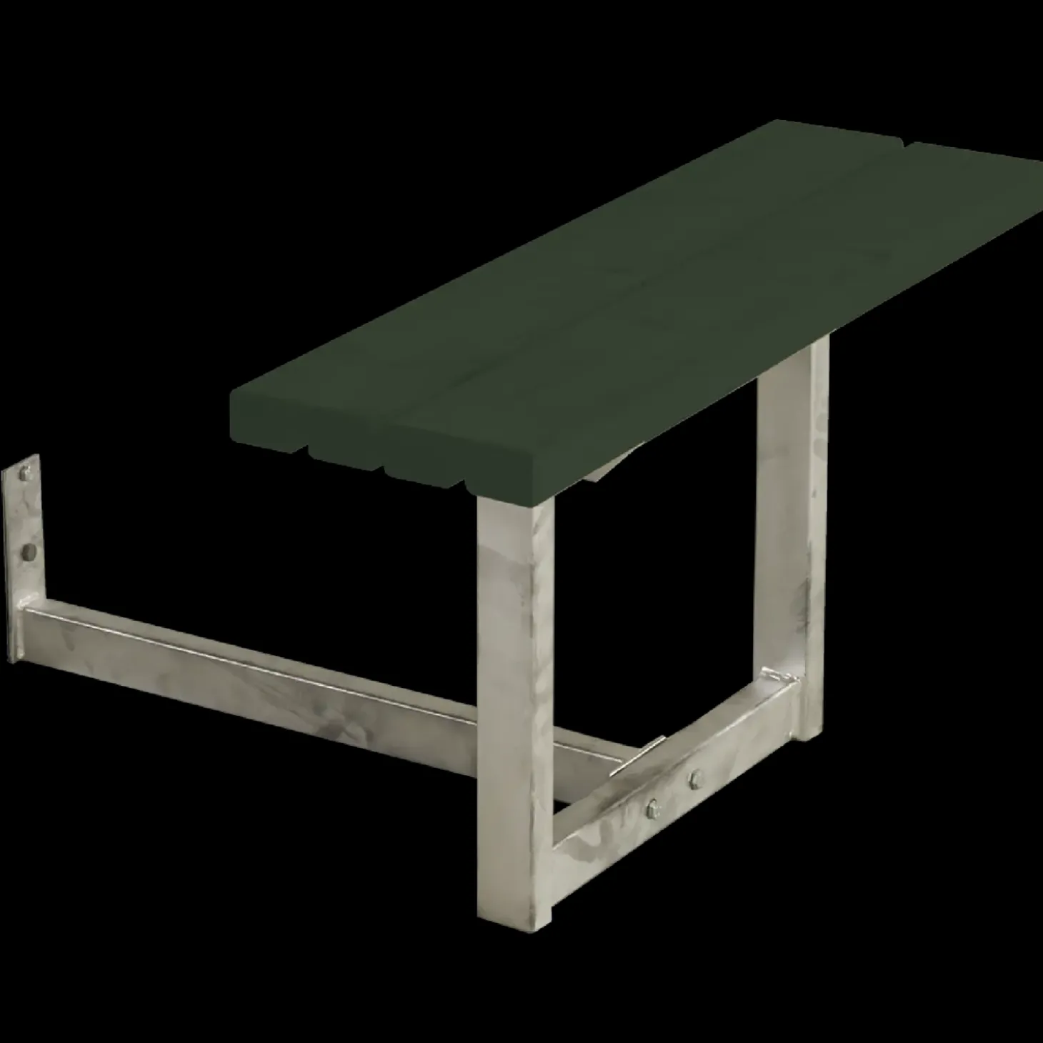 Plus Basic påbygning til bord- og bænkesæt trykimprægneret, 77 cm