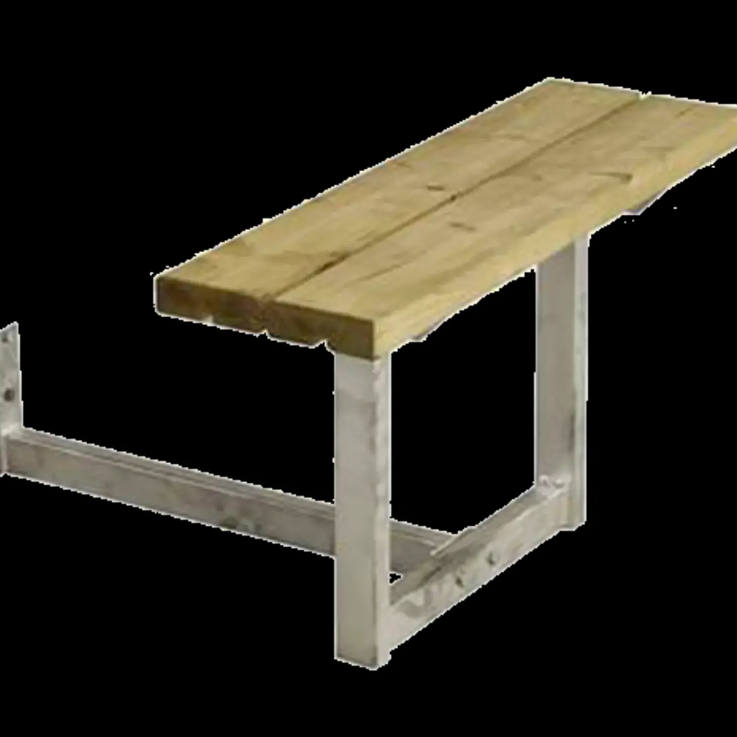 Plus Basic påbygning til bord- og bænkesæt trykimprægneret, 77 cm