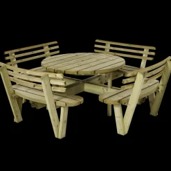 Plus bord- og bænkesæt trykimprægneret, 237 cm