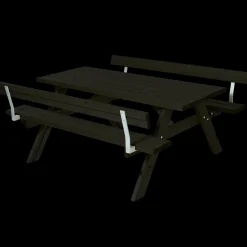 Plus bord/bænkesæt med 2 ryglæn 177 cm trykimp