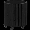 PLUS Circle plantekasse Sort Ø40/45 cm