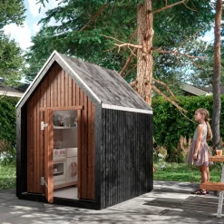 PLUS Classic legehus 144×124 cm ubehandlet