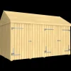 Plus Classic Multi Havehus 10 m²  2 moduler m/enkelt og dobbeltdør