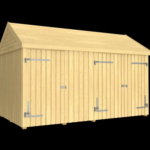 Plus Classic Multi Havehus 10 m²  2 moduler m/enkelt og dobbeltdør