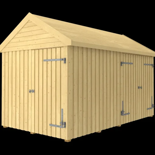 Plus Classic Multi Havehus 10 m²  2 moduler m/enkelt og dobbeltdør