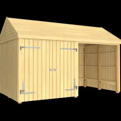 Plus Classic Multi Havehus 10 m²  2 moduler m/dobbeltdør og åben front