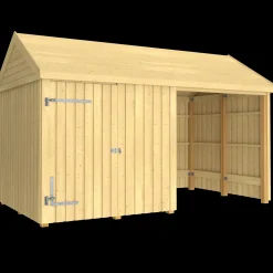 Plus Classic Multi Havehus 10 m²  2 moduler m/enkeltdør og lukket/åben front