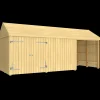 Plus Classic Multi Havehus 14,5 m² 3 moduler m/dobbeltdør og åben/lukket front